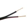 Głośnikowy przewód 2x1 mm SMYp czarny