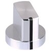 Mentor 5582.6611 Aluminium Wing Knob With Setscrew - Silver - 20.5mm