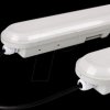 16709 Emergency LED diffuser luminaire IP65, 120 cm, 40 W, 6000 K, wit