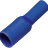 Round plug, Ø 5 mm, L 23.3 mm, insulated, straight, blue, 1.5-2.5 mm², AWG 16-14, 1491990000