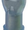 Insulated flat plug sleeve, 4.8 x 0.8 mm, 1.5 to 2.5 mm², AWG 16 to 14, brass, blue, 3240540