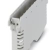 Housing lower part, PA, (W x H x D) 18.9 x 120.6 x 64.3 mm, light gray, for enclosure, 2202506