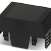 Upper part of housing, ABS/PC, (W x H x D) 45.1 x 74.65 x 36.95 mm, black, for enclosure, 1074956
