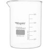 Rapid EGL0126K Glass Beakers, Low form with Spout, 1000 ml pack of 4