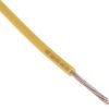 Przewód jednożyłowy linkowy, Przewód instalacyjny, 0,33 mm², 7/0,12 mm, 22 AWG, MPPE, 600 V, Żółty, dł. 100m, RS PRO