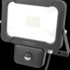 1600-0285 LED floodlight, 30 W, 2400 lm, 5000 K, black, IP54, sensor