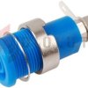 Gniazdo panelowe bezp. 4mm GLP301-BU 32A CAT II 1000V