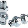 Hydrauliczny adapter gwintowany prosty, Złacze A: G 1/4, Złacze B: G 1/4 męskie, Stal, 350bar