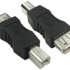 Adapter złącze A USB A złącze B USB B rodzaj A Żeńskie rodzaj B Męskie standard USB 2.0 RS PRO