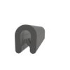 Ochraniacz krawędzi szerokość: 7.4mm Zabezpieczenie krawędzi dł: 20m EPDM do panelu 1 → 2mm