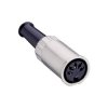 Lumberg 0122 05 5 Pin DIN Female Straight Socket DIN 41524 Bayonet Cable Mount