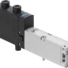 Zawór elektromagnetyczny Festo 5/3 zamknięte ISO 15407-2 Elektryczny 10 bar 5 portowy VSVA-B-P53C-ZD-A2-1T1L 24V