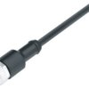 Sensor actuator cable, M12-cable socket, straight to open end, 5 pole, 2 m, PUR, black, 4 A, 79 3440 32 05