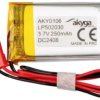 Pakiet akumulatorów Akumulator specjalny, LiPo Akyga LP502030, 3.7 V, 250 mAh
