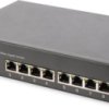 Ethernet switch, unmanaged, 8 ports, 1 Gbit/s, 100-240 VAC, DN-80114