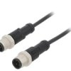 M12d04ml12dmlsb002 Kabel Do Czujników/Automatyki 4Pin M12-M12 Kod D-Ethernet