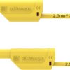 Schützinger VSFK 8500 / 2.5 / 100 / GE Przewód pomiarowy bezpieczny złącze męskie 4 mm złącze męskie 4 mm 100.00 cm żółt