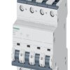 Wyłącznik automatyczny, Typ C, 4-biegunowy, 50A, 440V, 880V, Siemens, 5SY