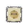 Gniazdo schuko, brzoza, efekt drewna, Sedna Design i Elements SDD180025