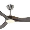 CasaFan ECO GENUINO-L 152 BN-NB Wentylator sufitowy 16.5 W (Ø x W) 1520 mm x 340 mm chrom pilot zdalnego sterowania, try