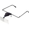 Toolcraft TO-5137812 Magnifier Glasses 1.5x-3.5x LED 3 Lenses Clear