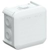 Junction box, 77 x 77 x 46 mm, no. of entries: 7, 4.0 mm², gray, IP55, 2007045