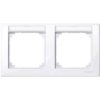 MERTEN M-SMART Ramka 2 podwójna pozioma z polem opisowym biały active MTN471225 SCHNEIDER ELECTRIC