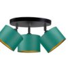 Spot Nowoczesny Abażur 3X E27 Flow Green