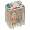 Przekaźnik; elektromagnetyczny przemysłowy; R4N-2014-23-1012-WTLD (A00024); 12V; DC; 4 styki przełączne; 6A; do gniazda; Relpol;