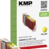 KMP atrament Zamiennik Canon CLI-571Y XL zamiennik Żółty C107YX 1569,0009