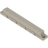 Female connector, type C, 96 pole, a-b-c, pitch 2.54 mm, solder pin, straight, 8-1393640-9