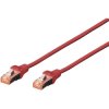 Digitus DK-1644-010/R RJ45 patch cable CAT 6 S/FTP 1m red halogen-free