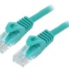 Patch cord U/UTP, Cat 6, wtyk RJ45 z obu stron, linka, CCA, 5m PP6U-5M/G