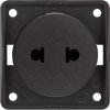 Integro Flow Gniazdo b/u /Standard Euro-Amerykański/ brązowy mat 962572501