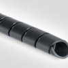 Cable bundle hose, bundle-Ø 1.6 to 8 mm, PE, black, 1 m, 161-41001