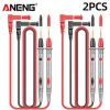 2 sztuki ANENG PT1005B 10A 1000V cyfrowy multimetr sonda Uniwersalny testowy przewód igłowy do przewodu Pin Kable zestaw Prądowy