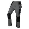 Spodnie robocze MixiMatch, 4 way stretch, z kaburami, Cordura, szaro-czarne, rozmiar XXXL