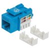 Moduł Keystone Rj45 Utp Cat5e Niebieski Punch-Down
