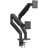 Digitus DA-90474 Monitor desk mount 2 Display(s) 124,5 cm (49") Black