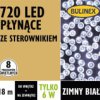 Lampki Bulinex 720Led Białe Zimne 18,00M Płynące Sznur