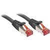 LINDY 47782 RJ45 Network Patch Cable CAT 6 S/FTP 7.50m Black 1pc