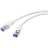 Renkforce RF-6830452 Network cable CAT 6A S/FTP 1 m White