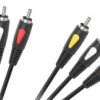 KABEL RCA 3X WTYK - 3X WTYK 3,00m (KABRCA3X30)