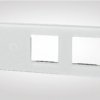 TouchMe Duży panel szklany, 1 x łącznik podwójny, 2 x ramka, biały TM702728728W