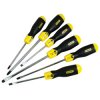 Stanley 5-98-001 Cushion Grip Screwdriver Set of 6