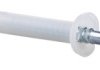 Nail dowel, hole Ø 5 mm, L 75 mm, plastic, for screw 3 mm, 1149707
