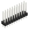 Pin header, 20 pole, pitch 2.54 mm, straight, black, 10055382