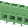 PCB terminal, 5 pole, pitch 5.08 mm, AWG 26-16, 13.5 A, screw connection, green, 1729157