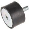 Podstawka antywibracyjna M10 średnica 50mm wysokość całkowita 30mm Cylinder męski-żeński