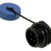 Wtyk; SP1712/P4-1C; 4 tory; proste; lutowany; 0,75mm2; SP17; na panel; 17mm; IP68; 5A; 500V; Weipu; RoHS; SP1712/P4-C